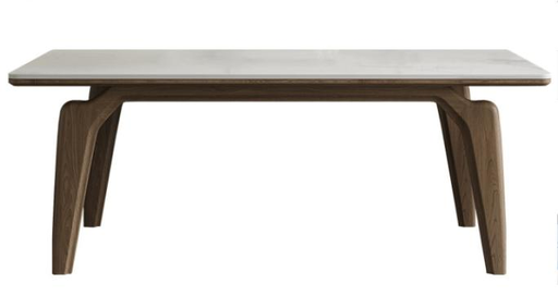 中古風 岩板 長形實木餐桌701#OL