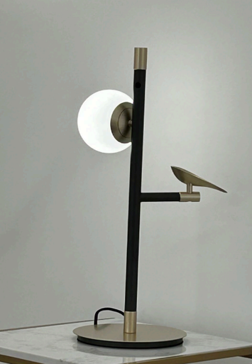 丹麥設計款 檯燈 黑