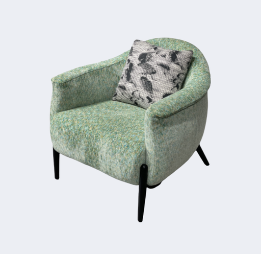 義式極簡 設計師款 實木脚 扶手單椅YFN-K278