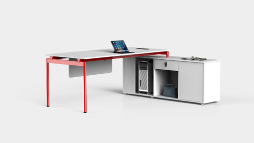 時尚鋼架辦公桌 可訂製 JA-A05
班臺2米（標配普通線盒蓋）