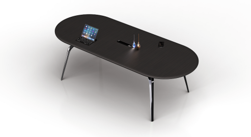 辦公桌 沙漠之金JA-C01-20會議臺（標配普通線盒蓋）2米