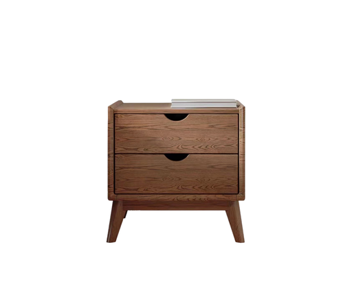 北歐風 白蠟木 雙抽床頭櫃 YL05